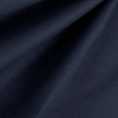 Linen Cotton Blend Navy Fabric