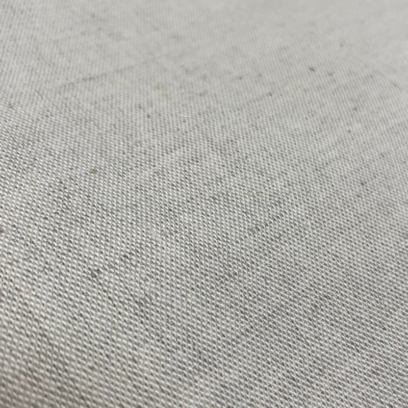 Linen Cotton Blend Oatmeal Fabric