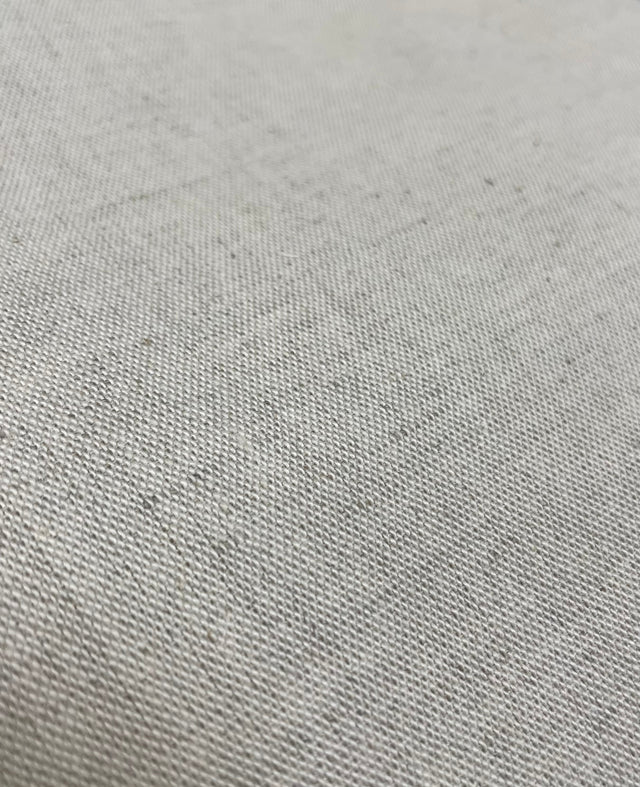 Linen Cotton Blend Oatmeal Fabric