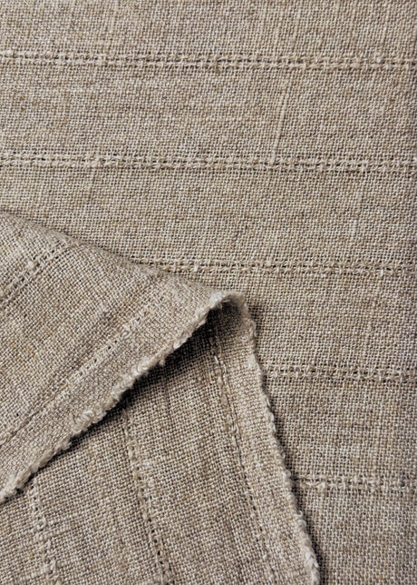 Linen Stitch Stripe Jacquard Natural