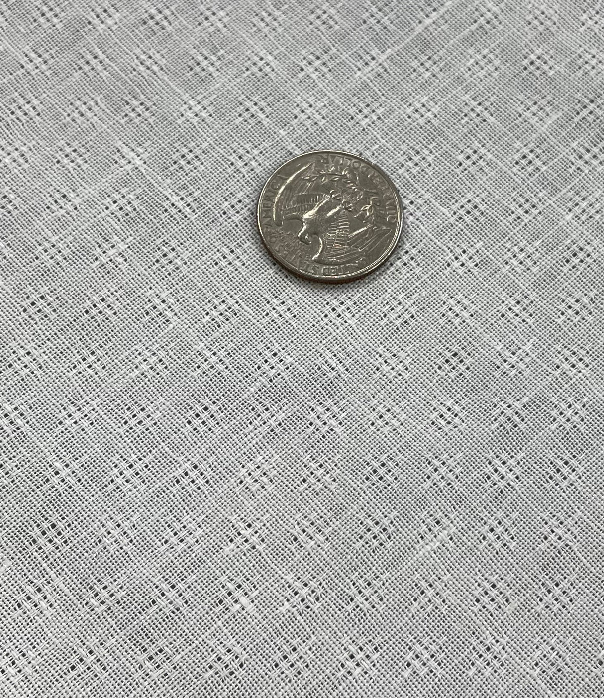 1 Yard Ivory Diamond Jacquard Linen Natural Craft Fabric 60" Width