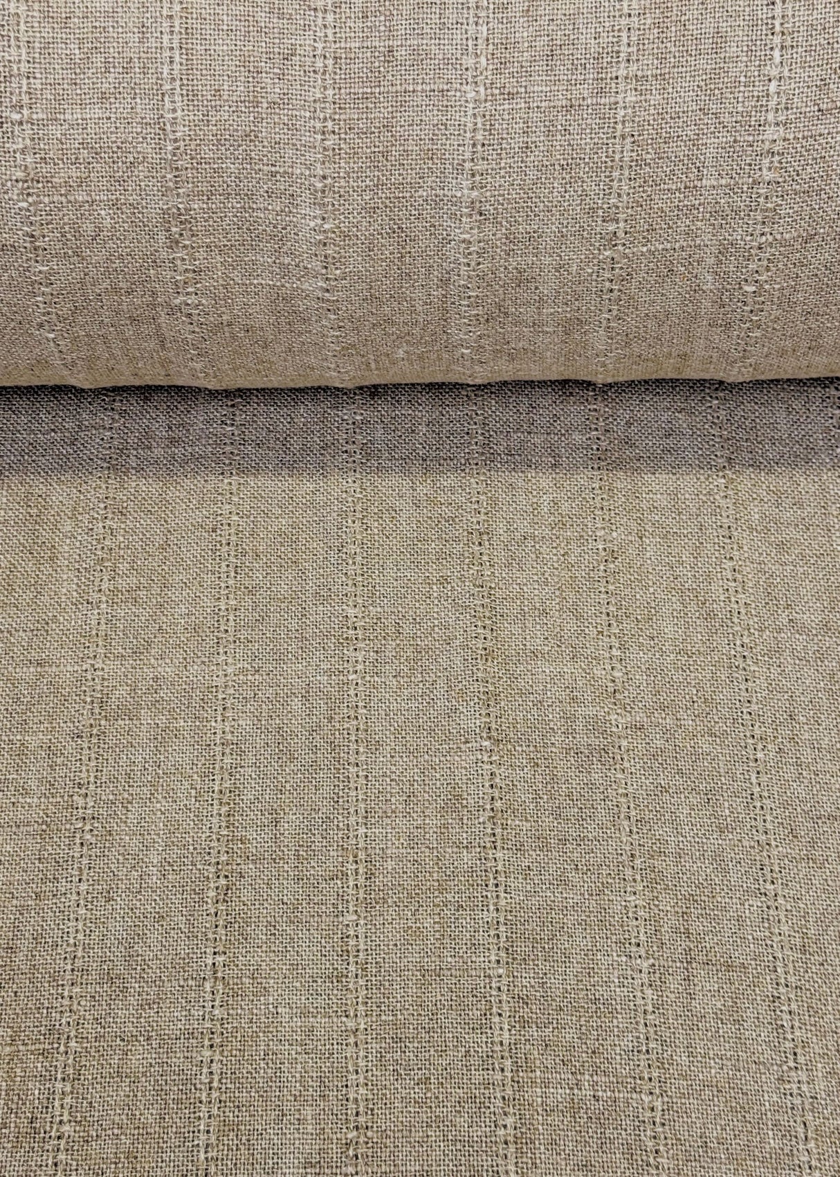 Linen Stitch Stripe Jacquard Natural