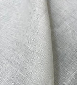 Linen Jacquard Diamond Ivory Fabric