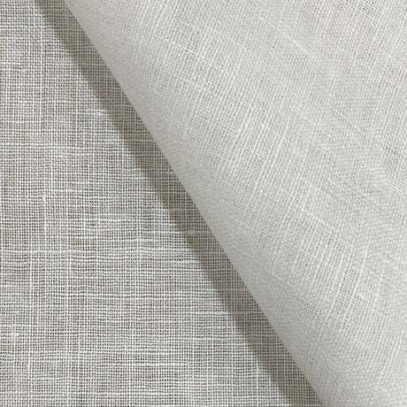 Pure Linen Fabric Ivory Swatch