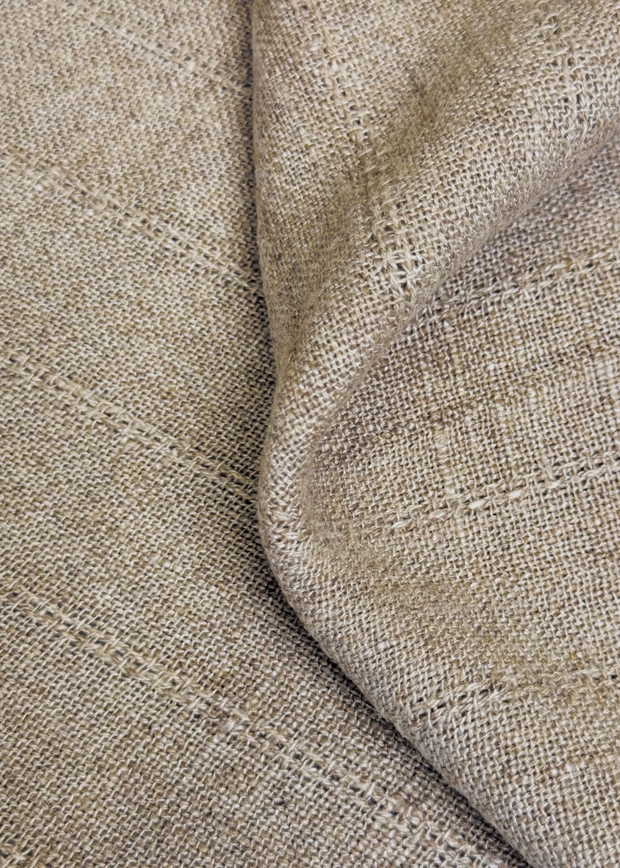 Linen Stitch Stripe Jacquard Natural