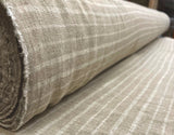 Linen Yarn-Dyed Stripe Fabric