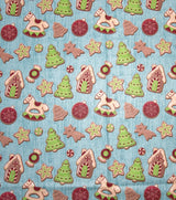 Quilting Cotton Holiday Cookies Christmas Fabric 100% Cotton