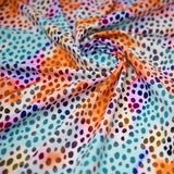 Printed Spandex Funky Airbrushed Spots