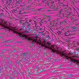 Hologram Leopard Spandex Fabric