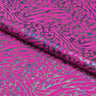 Funky Leopard Hologram Spandex Fabric - Leopard Tiger Stripe Oil Slick Foil, 56/58" Width (1 Yard)