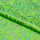 Hologram Leopard Spandex Fabric