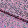 Funky Leopard Hologram Spandex Fabric - Leopard Tiger Stripe Oil Slick Foil, 56/58" Width (1 Yard)