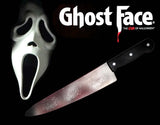 15" Scream Ghost Face Bloody Butcher Knife