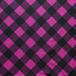 Swim Knit Poly Spandex Fuschia and Black Check