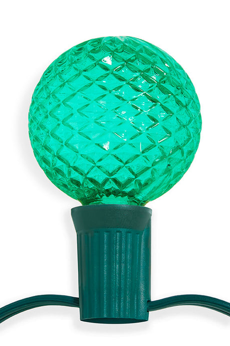 G50 Wonderful LED SMD Bulb (25 bulbs/bag) - Faceted, Green