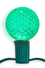 G50 Wonderful LED SMD Bulb (25 bulbs/bag) - Faceted, Green