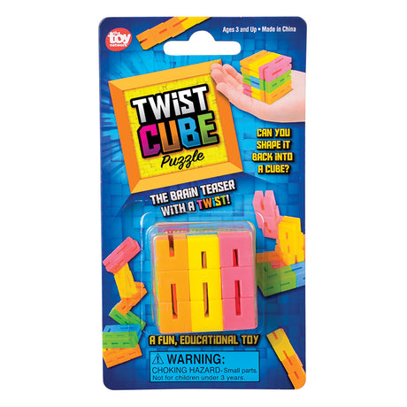 Twist Cube Brain Teaser (1.5")