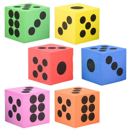 Foam Dice 1.5" (1 DZ)