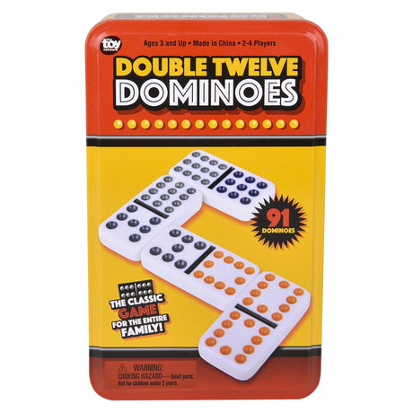 Double 12 Dominoes Set