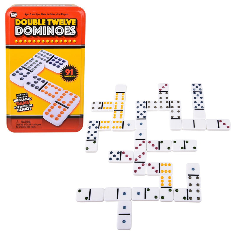 Double 12 Dominoes Set
