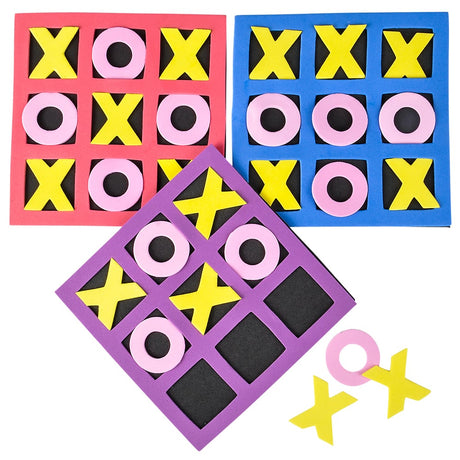 Foam Tic-Tac-Toe Game (1 DZ)