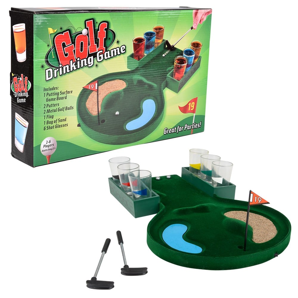 Golf Drinking Game Set
