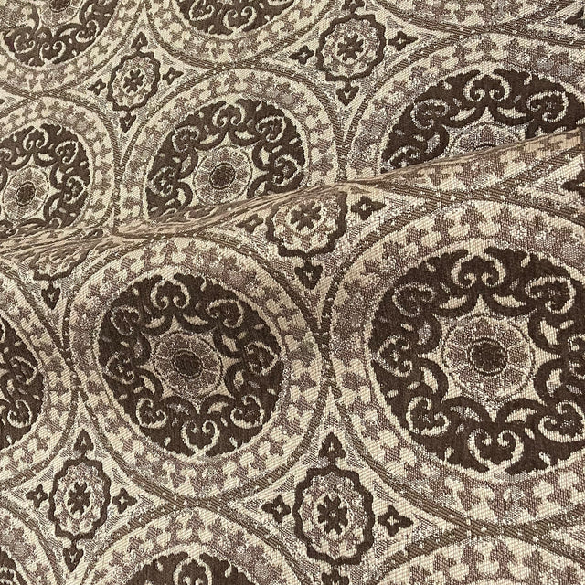 Polyester Upholstery Fabric Gaia Mushroom