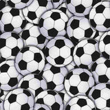 Cotton Fabric White Packed Soccer Balls 44/45"