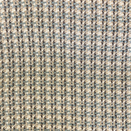 Galvan Chenille With Metallic Yarn Fabric - Multicolored Square Woven Pattern, 54" Width (1 Yard)