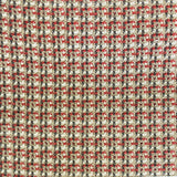Galvan Chenille With Metallic Yarn Fabric - Multicolored Square Woven Pattern, 54" Width (1 Yard)