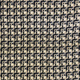 Galvan Chenille With Metallic Yarn Fabric - Multicolored Square Woven Pattern, 54" Width (1 Yard)