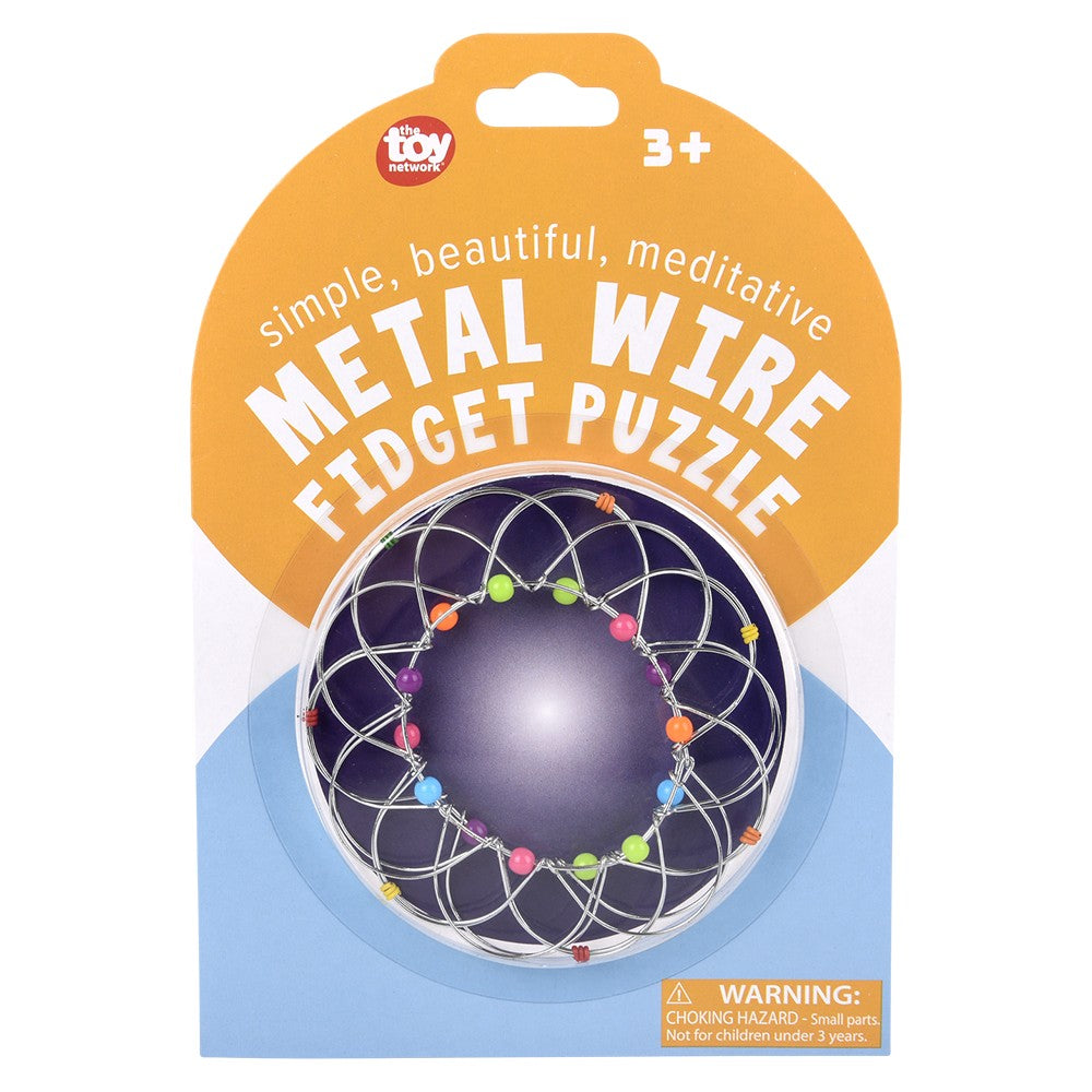 Metal Wire Fidget Puzzle 4" (1 DZ)