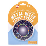 Metal Wire Fidget Puzzle 4" (1 DZ)