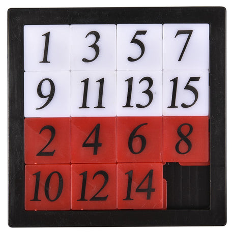 Number Slide Puzzle (24 Pc Display)