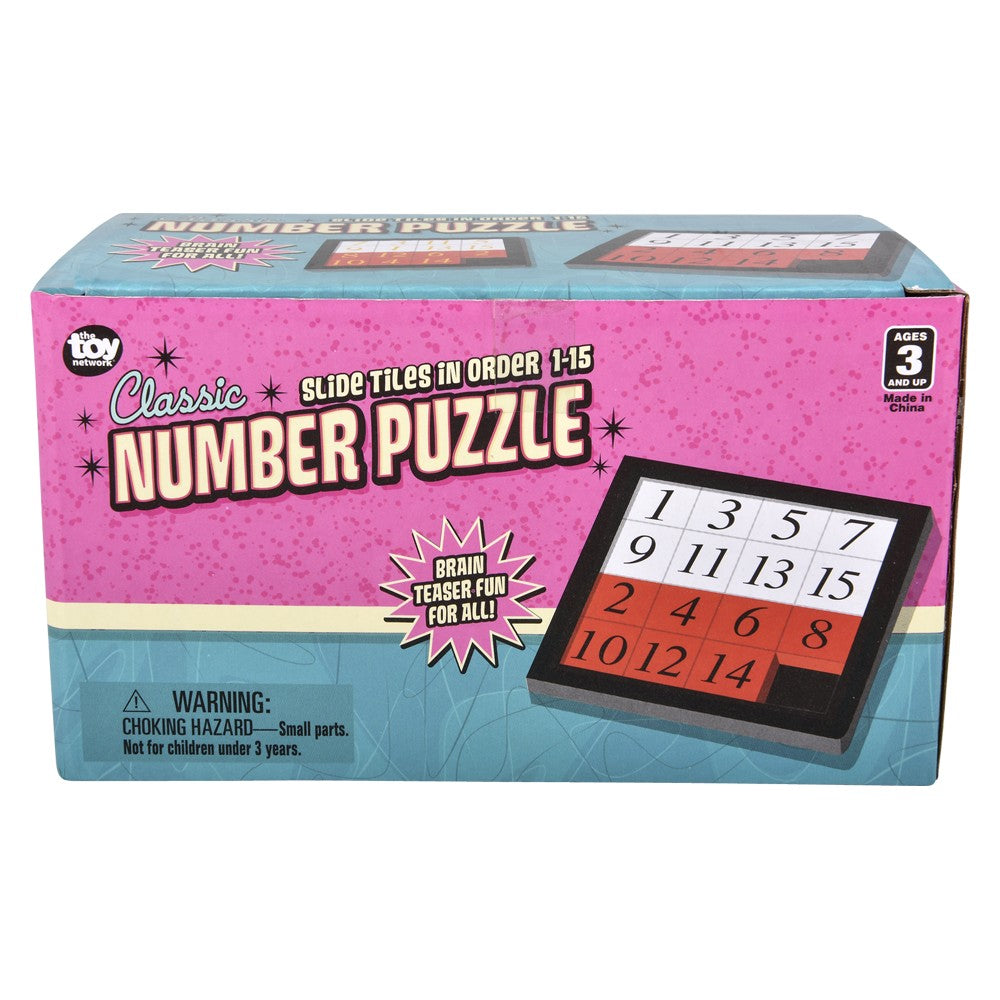 Number Slide Puzzle (24 Pc Display)