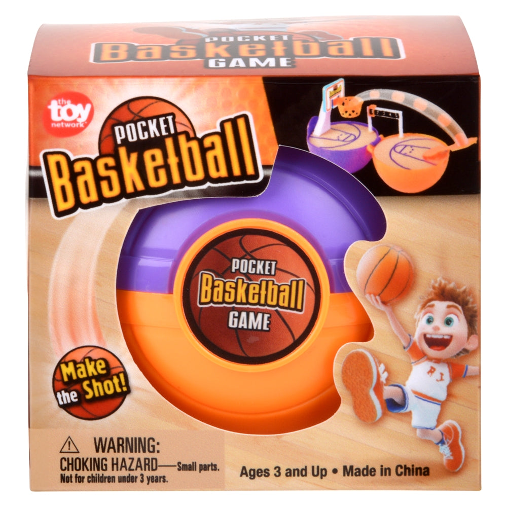 Pocket Ball Basketball Game (9 Ct Display)