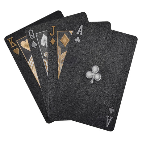 Playing Cards Black Foil $100 Bill
