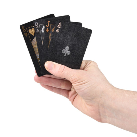 Playing Cards Black Foil $100 Bill