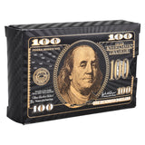 Playing Cards Black Foil $100 Bill