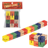 Wooden Twist Cube (1 DZ)