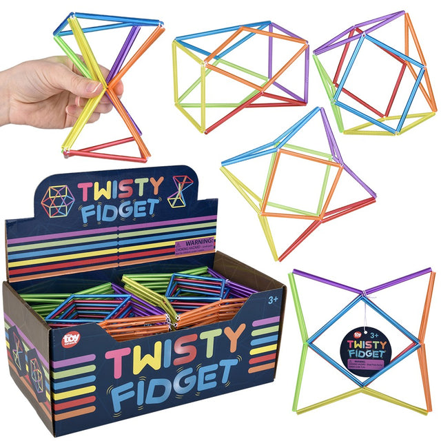Twisty Fidget Toy 6.25" (24 Pc Display)
