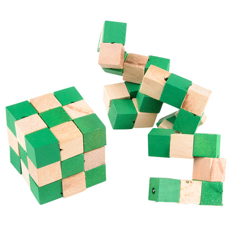 Wooden Magic Cube Puzzle (1 DZ)