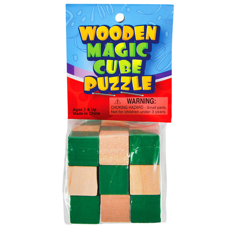 Wooden Magic Cube Puzzle (1 DZ)