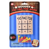 Wooden Tic-Tac-Toe Game (1 DZ)