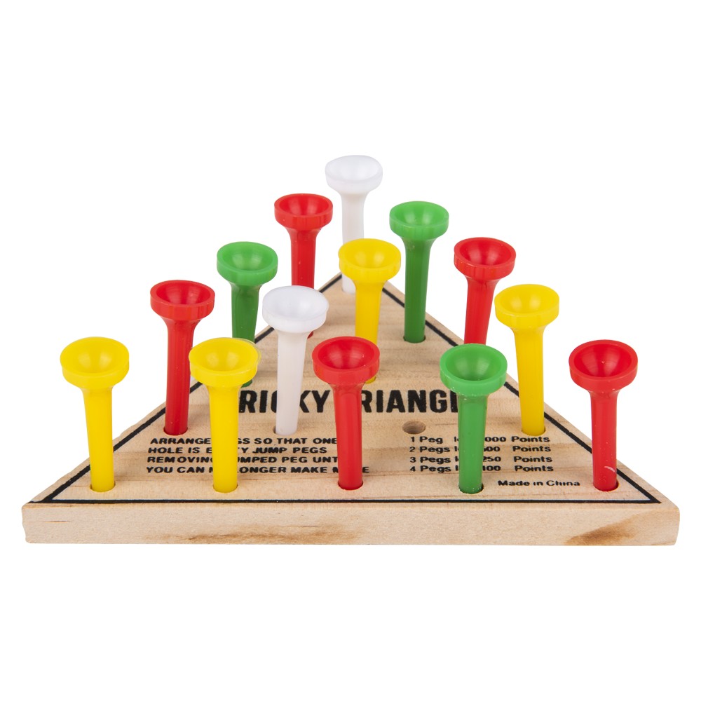 Wooden Triangle Game (1 DZ)