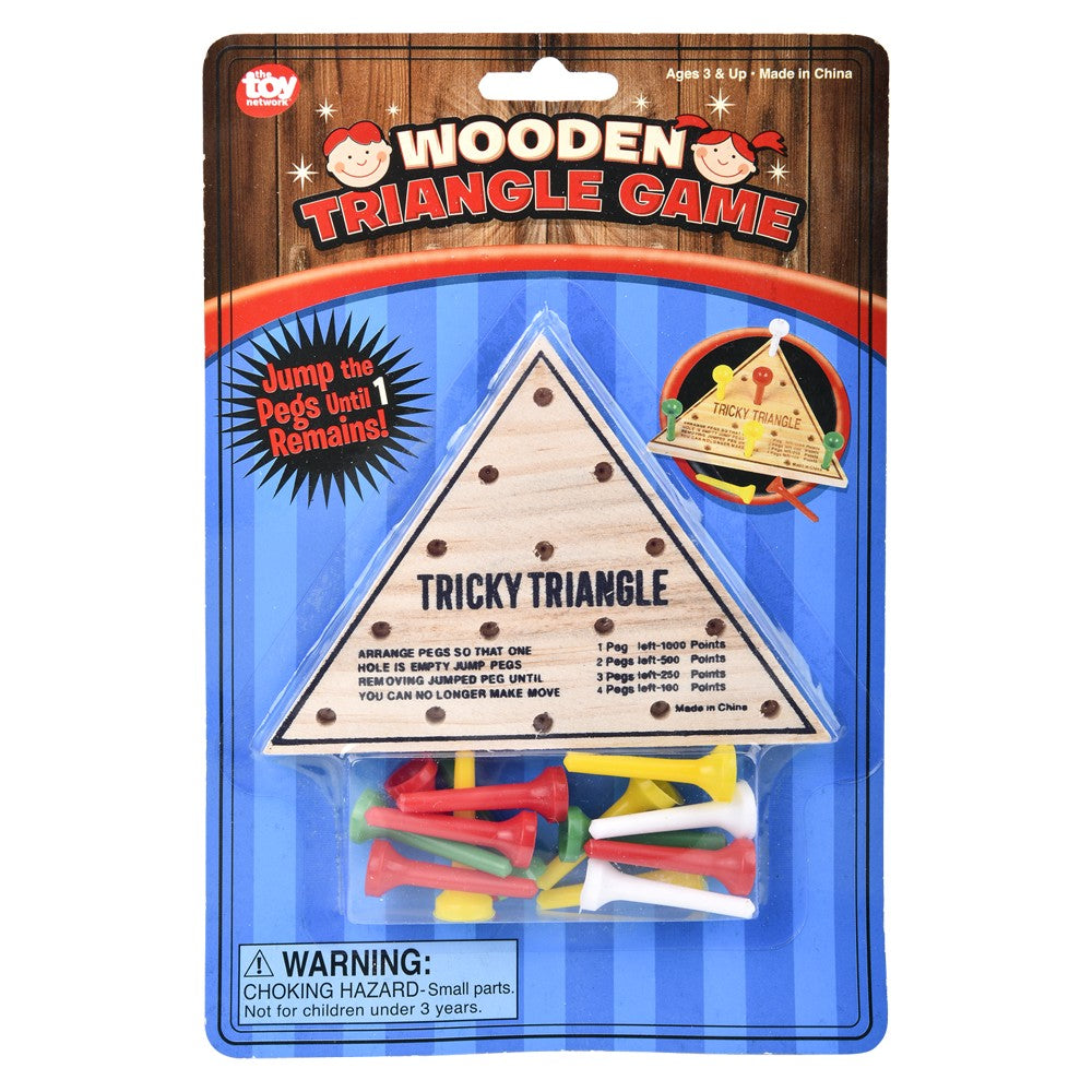 Wooden Triangle Game (1 DZ)