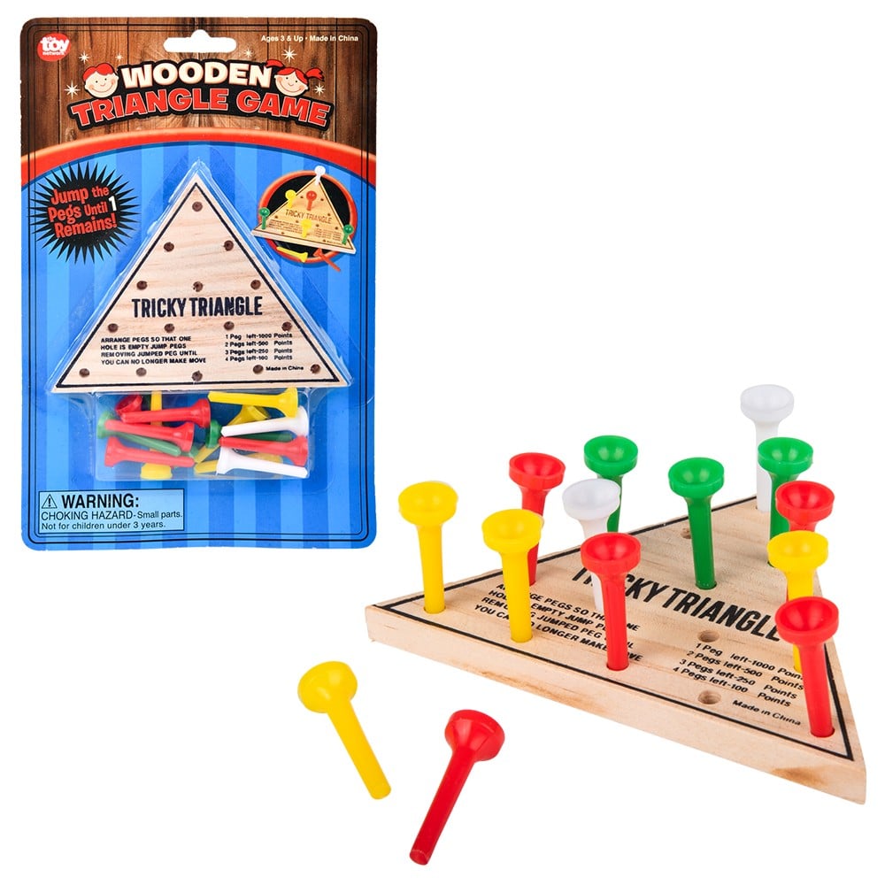 Wooden Triangle Game (1 DZ)