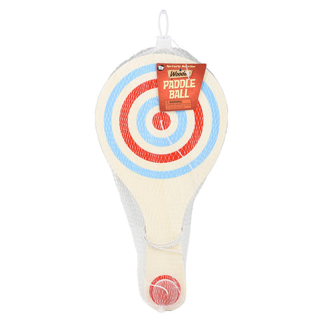 Wooden Paddle Ball (1 DZ)