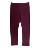 Unik Girl Cotton Legging - Burgundy, Grey, Navy, Purple, Solid, 2-12 (1 Pair)