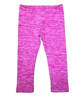 Unik Girl Polyester T Leggings - Girls Stretchy Polyester Fabric, Light Grey, Magnolia, Dark Grey, Sizes 2-12 (1 Pair)